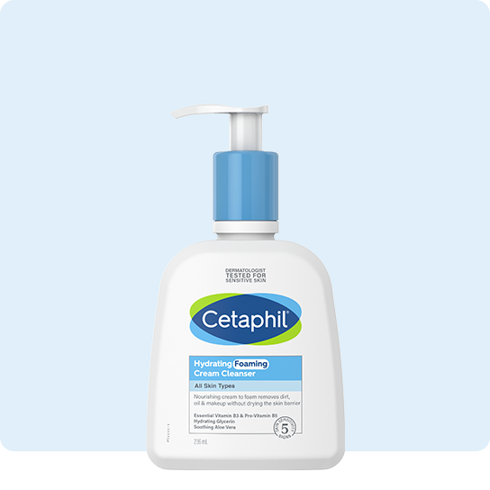 Cetaphil Hydrating Foaming Cream Cleanser