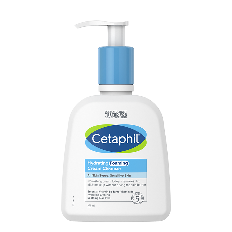 Cetaphil Hydrating Foaming Cream Cleanser