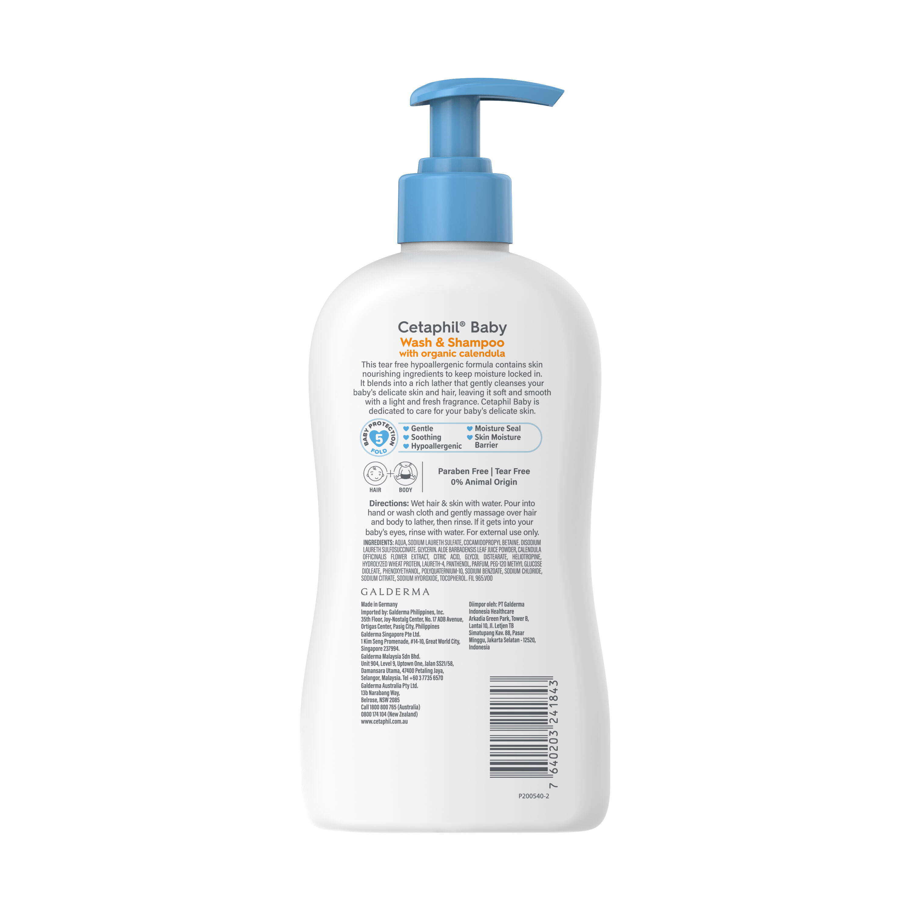 Cetaphil Baby Wash & Shampoo with Organic Calendula